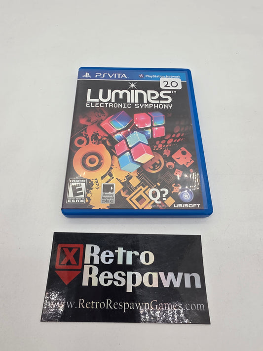 Lumines Electronic Symphony - Playstation Vita (Complete)