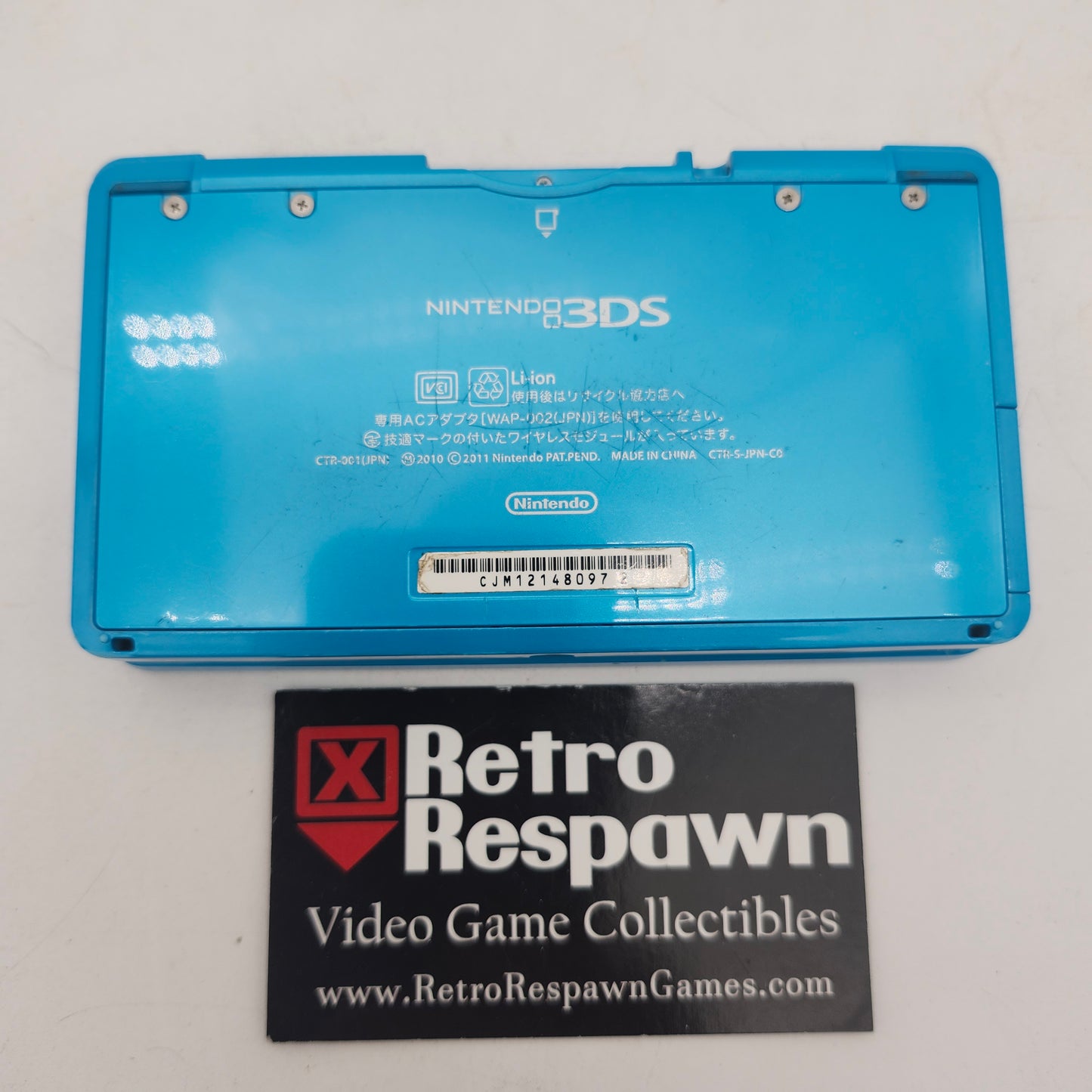 Modded Nintendo 3DS Light Blue - JP  Nintendo 3DS (Console+Charger)