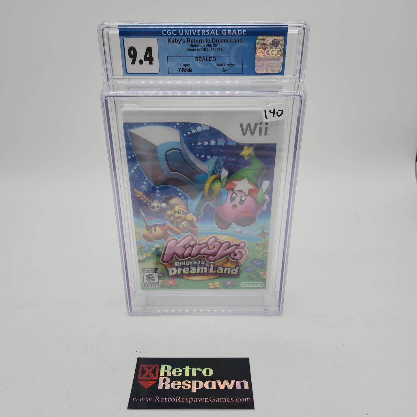 Kirby's Return to Dream Land - Wii (Graded CGC 9.4 A+)