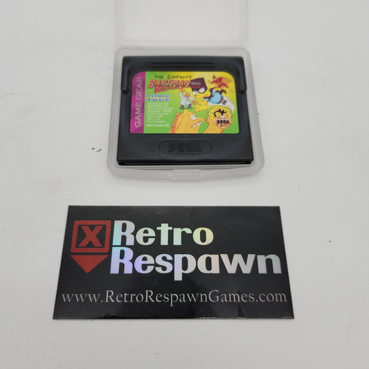 The Simpsons Bartman Meets Radioactive Man - Sega Game Gear (Game Only)