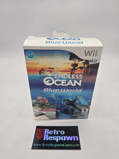Endless Ocean: Blue World [Controller Bundle] - Wii (Complete)