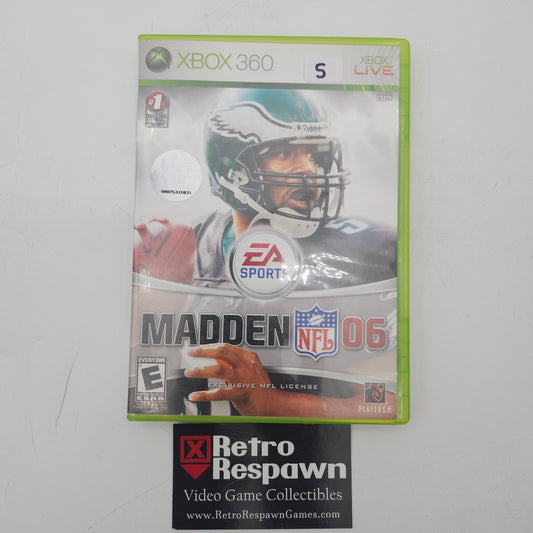 Madden 2006 - Xbox 360 (Complete)