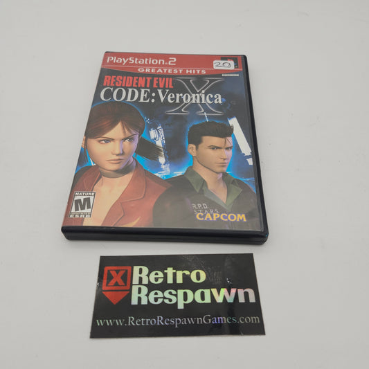 Resident Evil Code Veronica X - Playstation 2 (Complete)