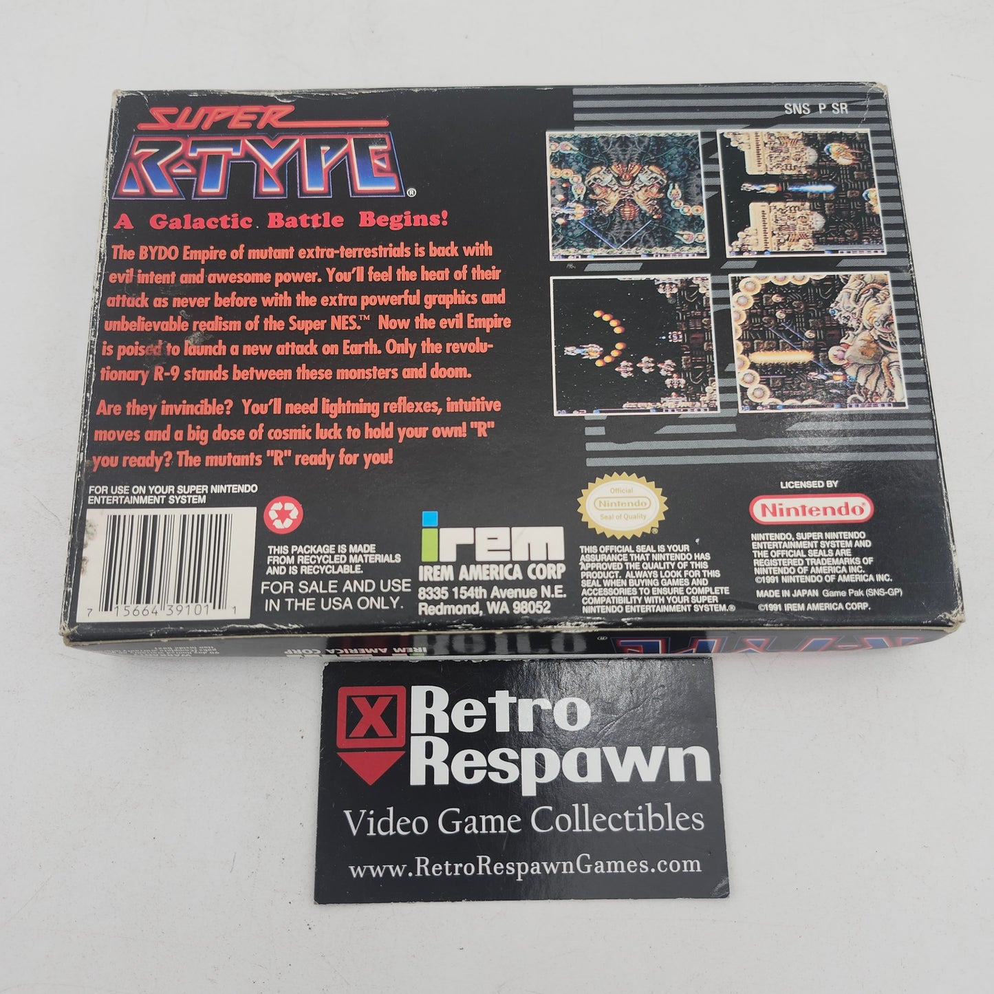 Super R-Type - Super Nintendo (Complete)