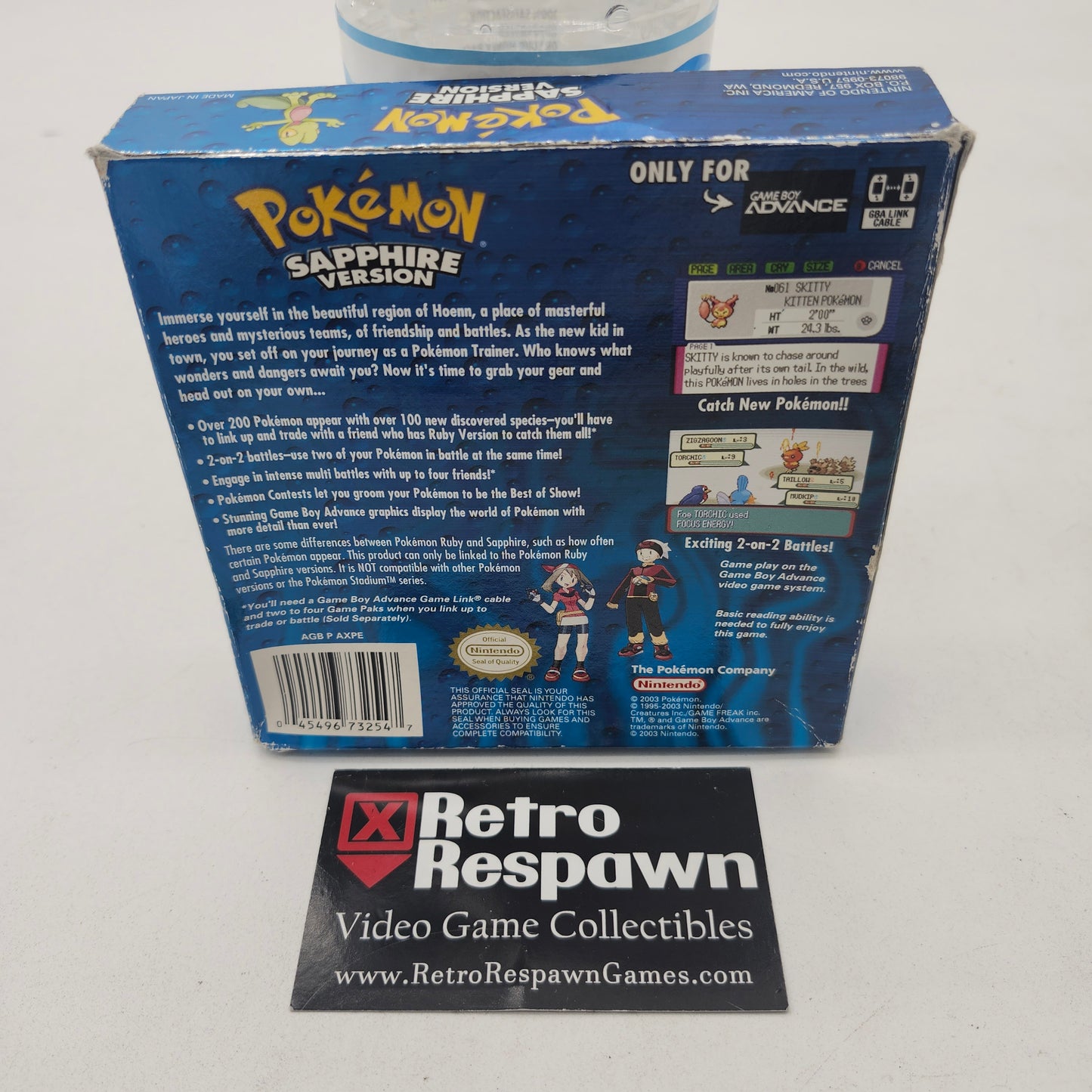 Pokemon Sapphire - GameBoy Advance (Complete/See Pictures)