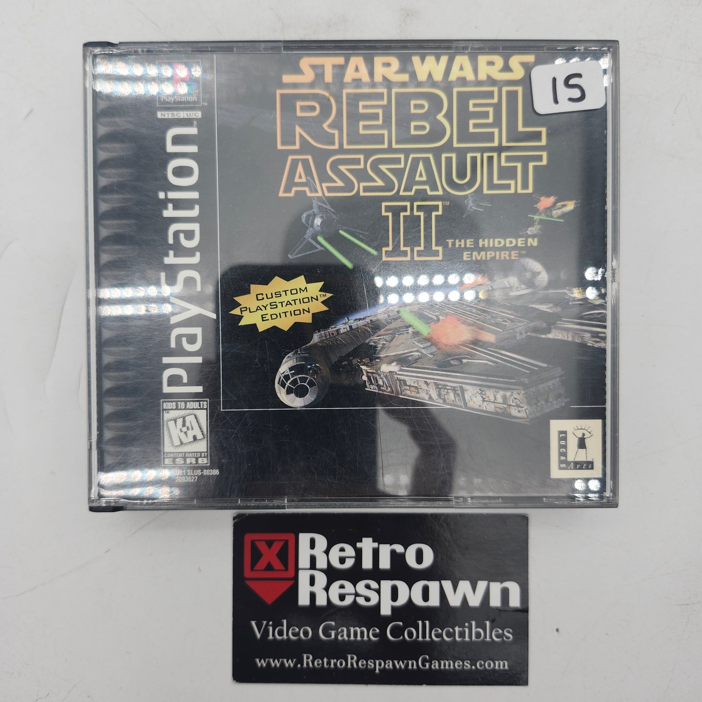 Star Wars Rebel Assault 2 - Playstation (Complete)