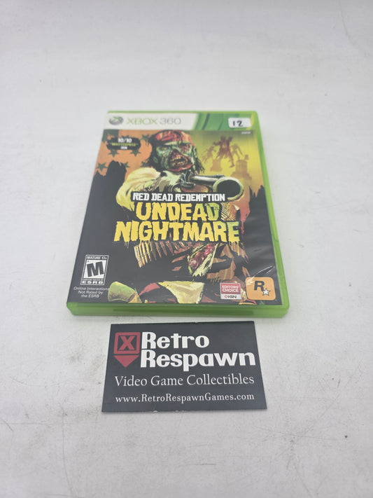 Red Dead Redemption Undead Nightmare - Xbox 360 (Complete)