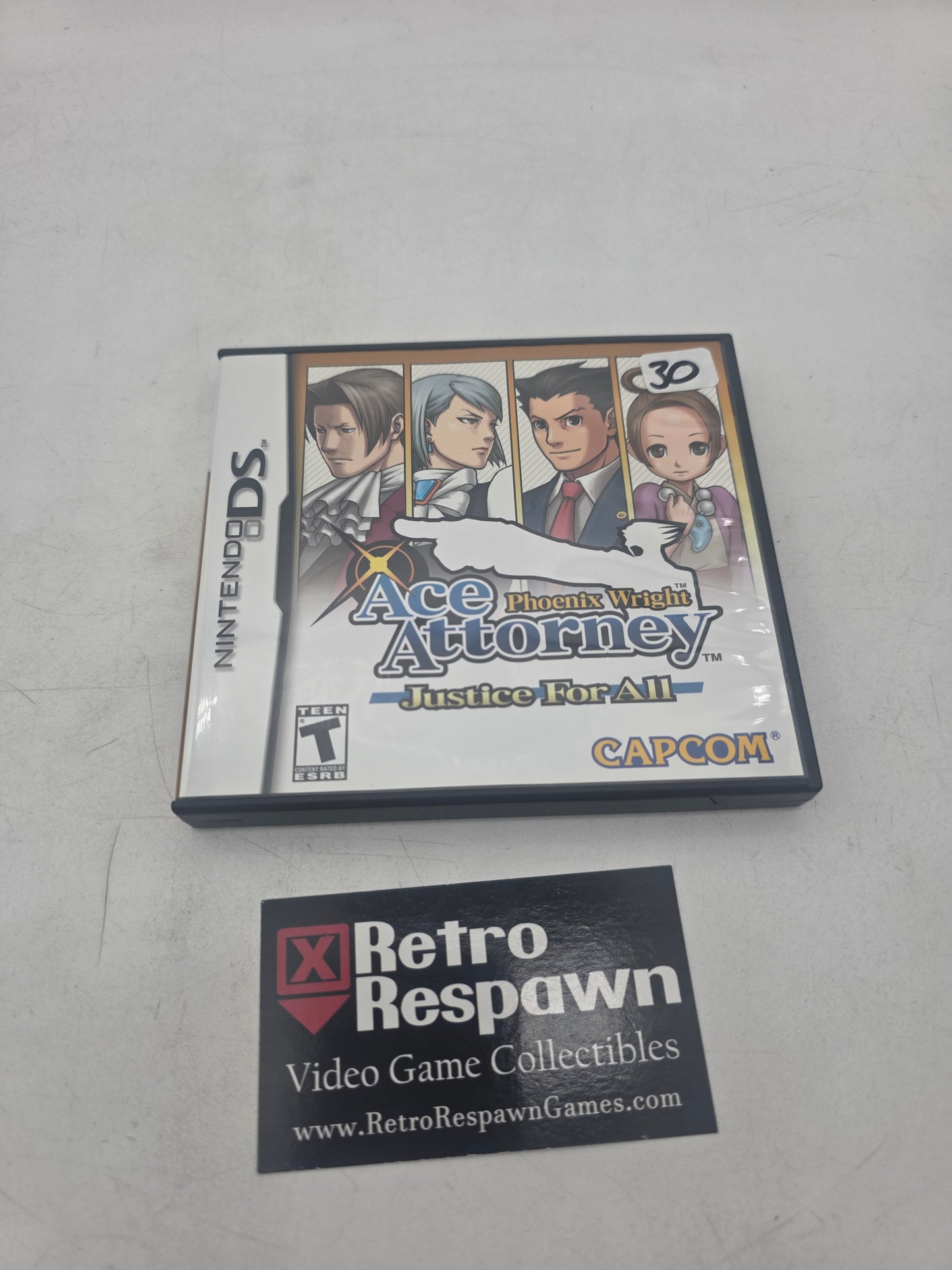 Phoenix Wright: Ace Attorney Justice For All - Nintendo DS (Complete)