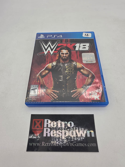 WWE 2K18 - Playstation 4 (Complete)