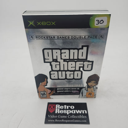 Rockstar Games Double Pack Grand Theft Auto III & Vice City The Xbox Collection - Xbox (Complete)