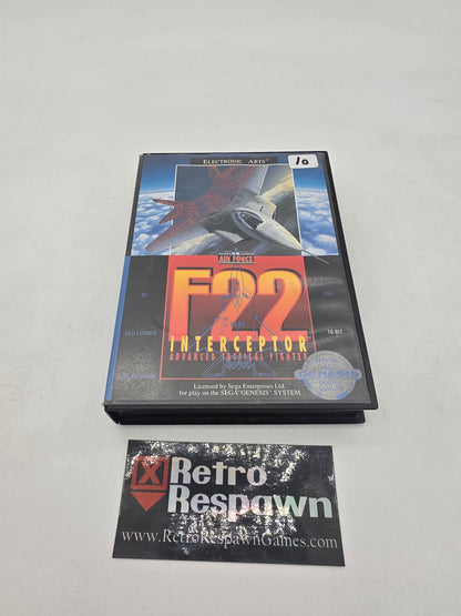 F-22 Interceptor - Sega Genesis (Complete)