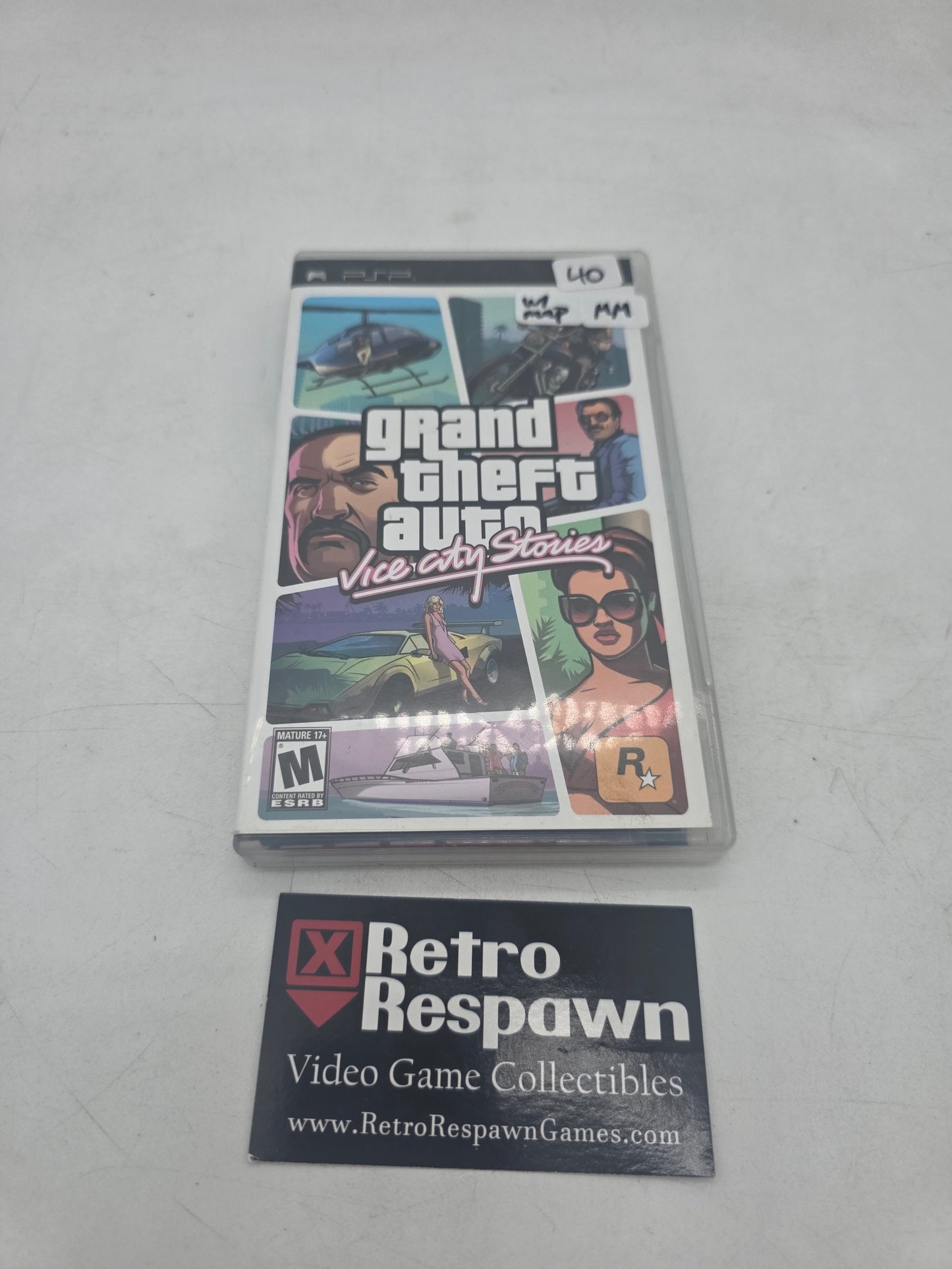 Grand Theft Auto Vice City Stories - PSP (Map/No Manual)