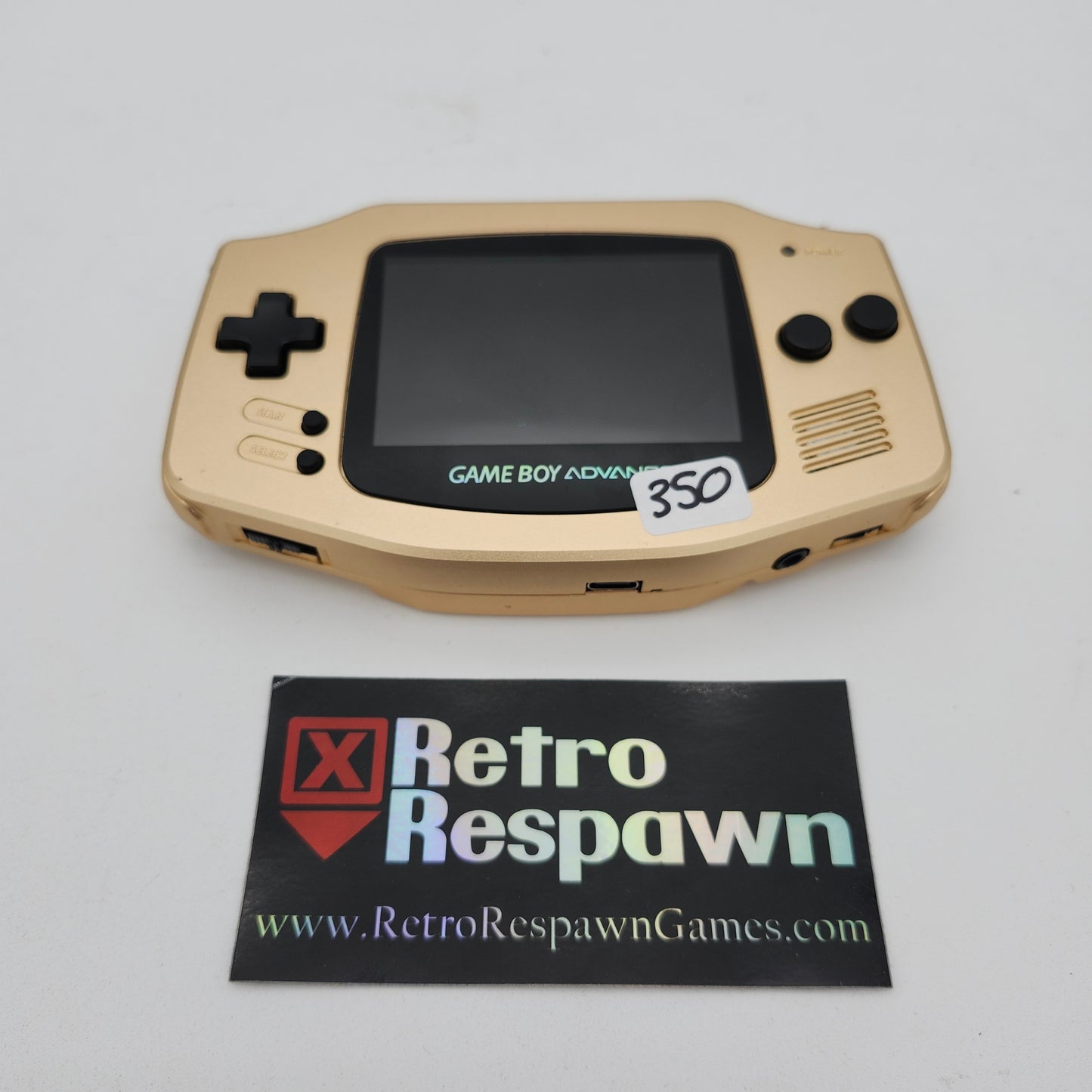 Gold Boxypixel Gameboy Advance usb-c Charging - Gameboy Advance (Console + Charger)