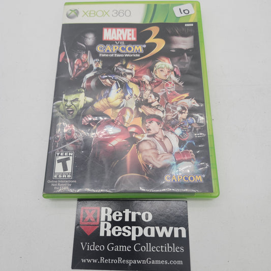 Marvel Vs. Capcom 3: Fate of Two Worlds - Xbox 360 (Complete)