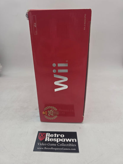 Nintendo Wii Console Red [Mario 25th Anniversary] - JP Wii (Complete)