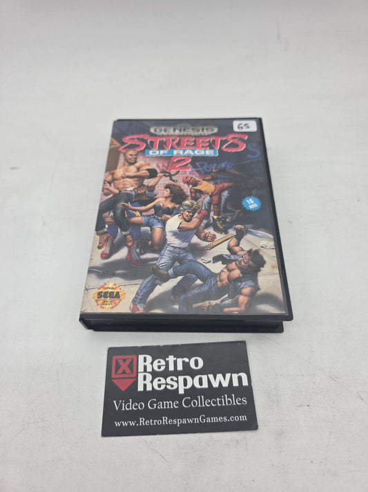 Streets of Rage 2 - Sega Genesis (Complete/Look at Pictures)
