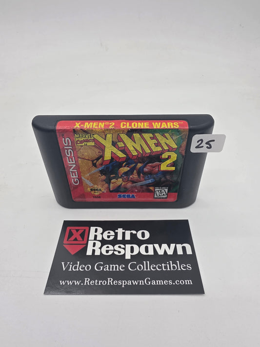 X-Men 2 The Clone Wars [Mega Hit Series] - Sega Genesis (Game Only)