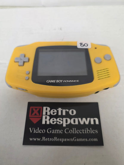 Yellow Gameboy Advance [Reshelled] - Gameboy Advance (Console Only)