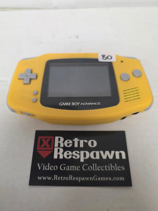 Yellow Gameboy Advance [Reshelled] - Gameboy Advance (Console Only)
