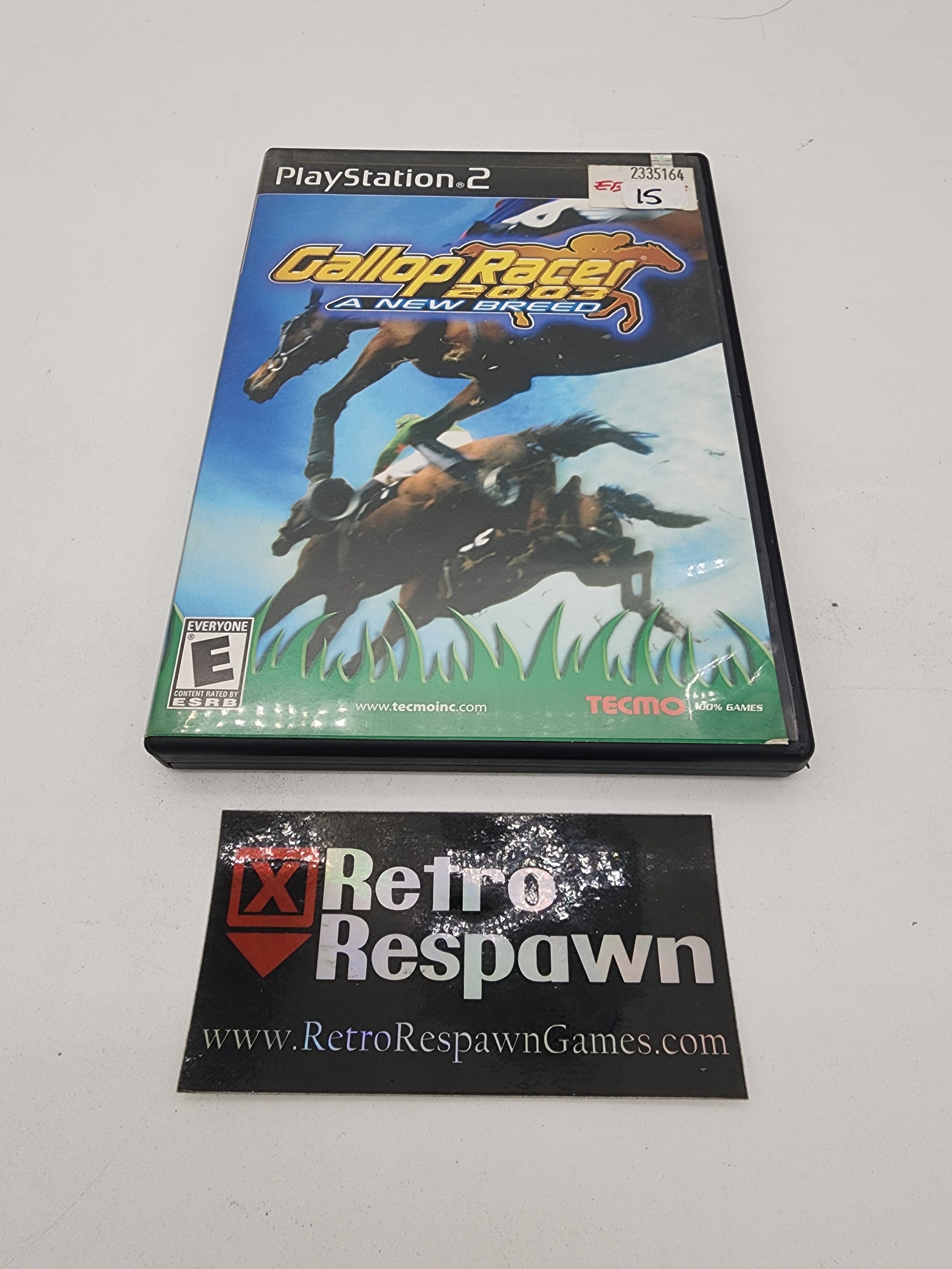 Gallop Racer 2003 Gallop Racer 2003 A New Breed - Playstation 2 (Complete) – Retro Respawn