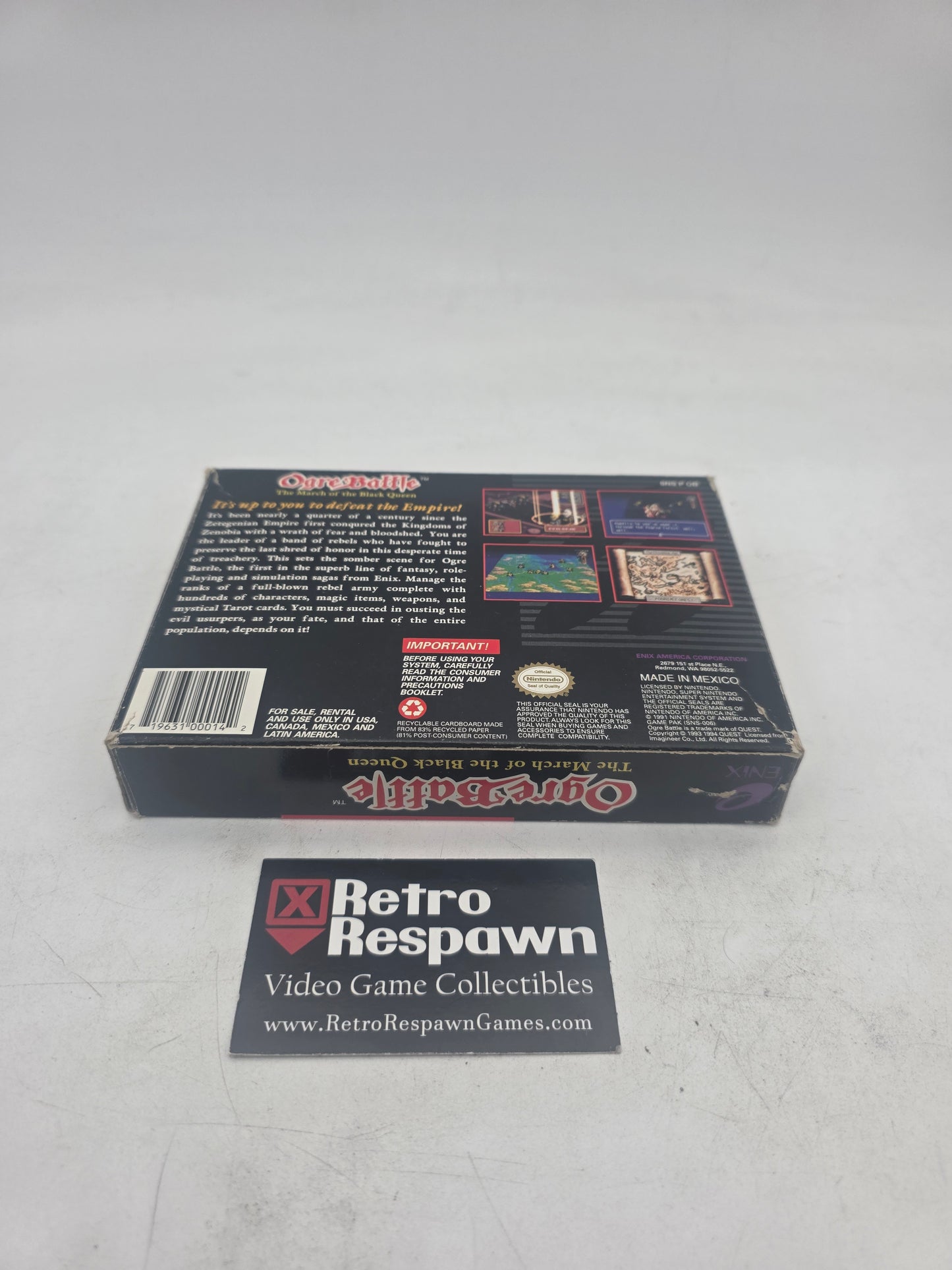 Ogre Battle The March of the Black Queen - Super Nintendo (Complete)
