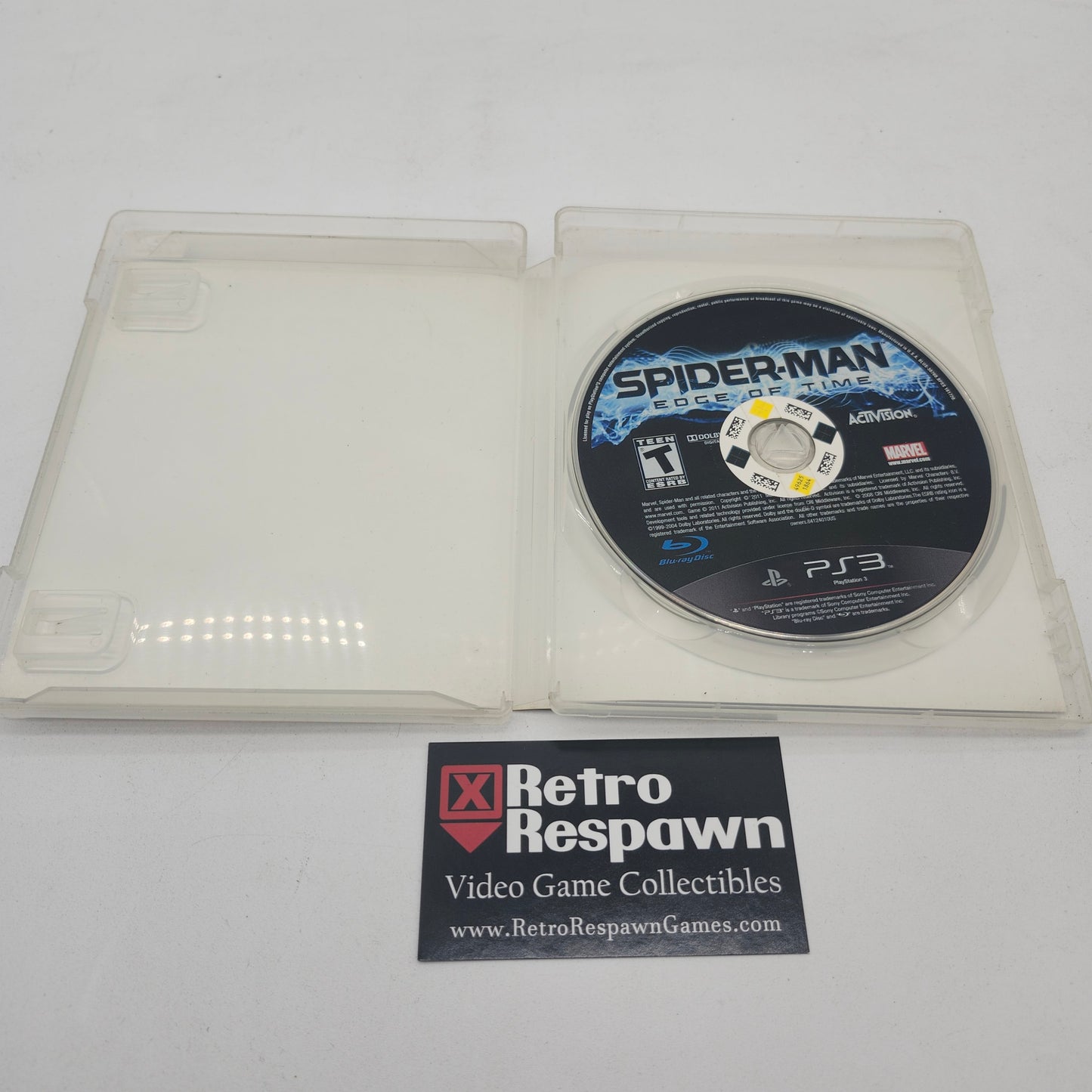Spiderman: Edge of Time - Playstation 3 (Missing Manual)