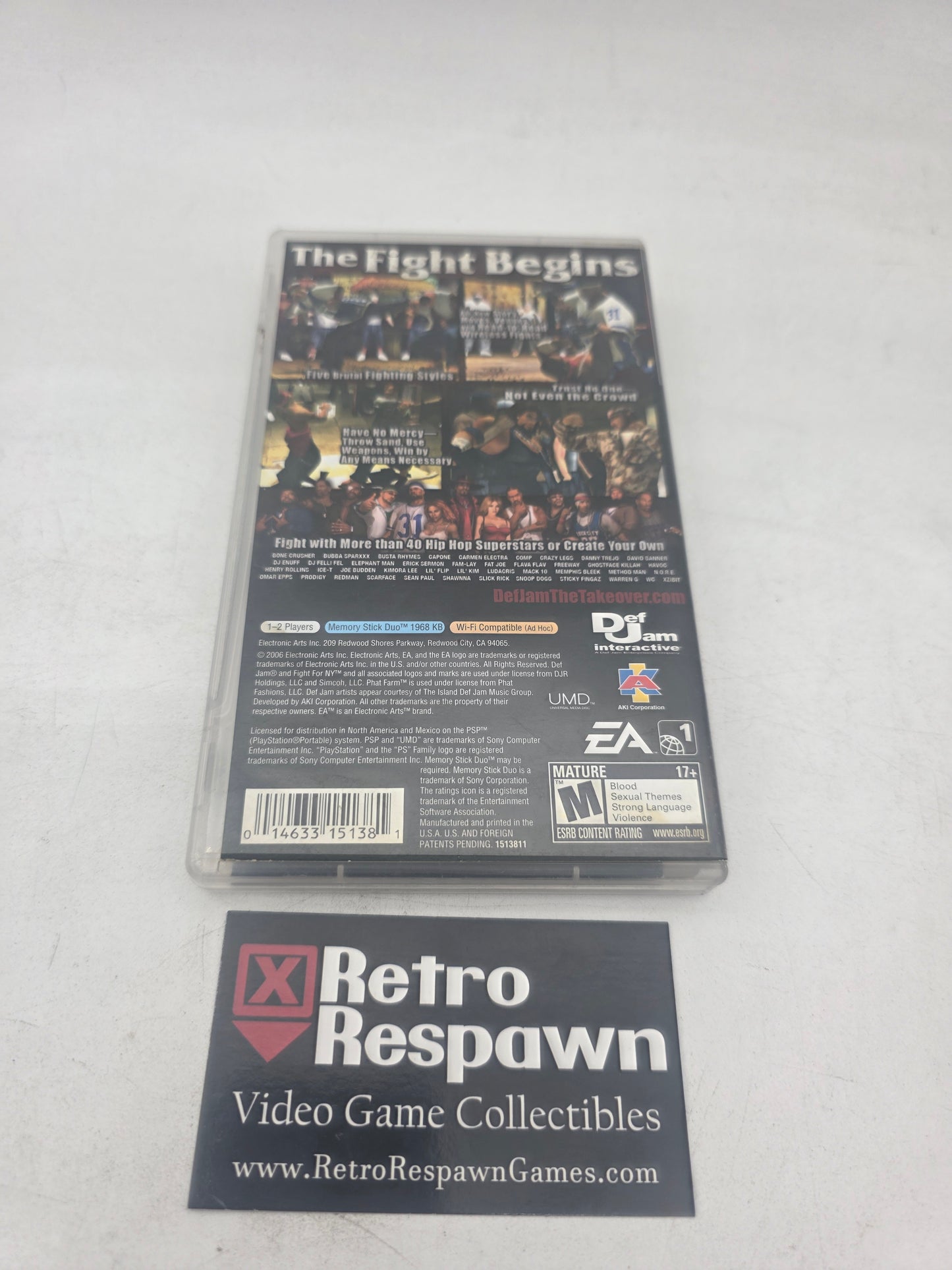 Def Jam Fight for NY The Takeover [Look at Pictures] - PSP (Complete)