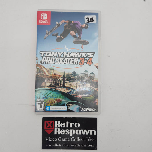Tony Hawk's Pro Skater 3 + 4 - Nintendo Switch (Complete)