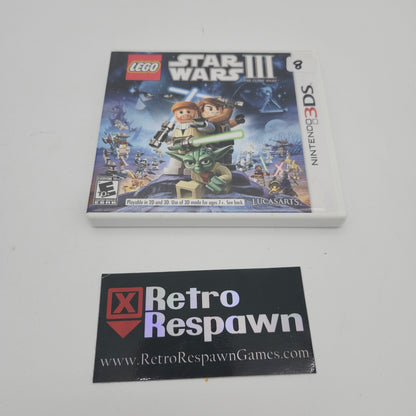 LEGO Star Wars III: The Clone Wars - Nintendo 3DS (Complete)