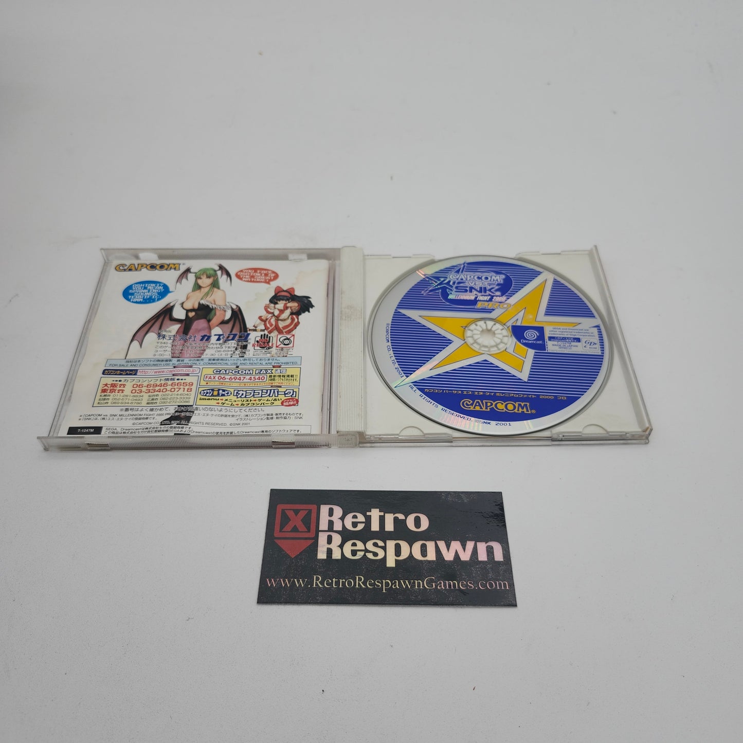 JP Capcom vs SNK: Millennium Fight 2000 Pro - JP Sega Dreamcast (Complete)