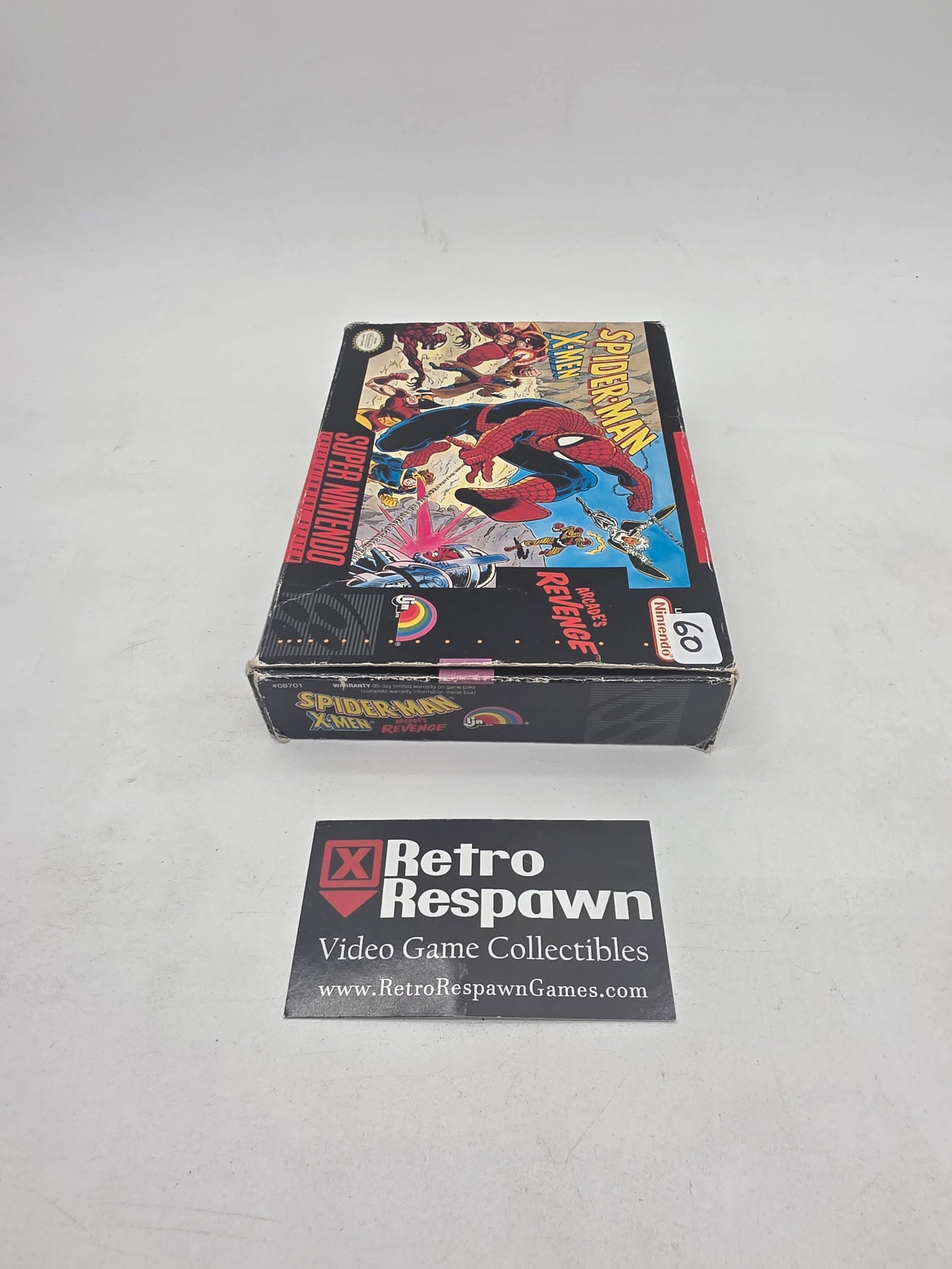 Spiderman X-Men Arcade's Revenge - Super Nintendo (Complete)