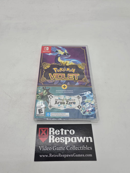Pokemon Violet + The Hidden Treasure of Area Zero - Nintendo Switch (Sealed)