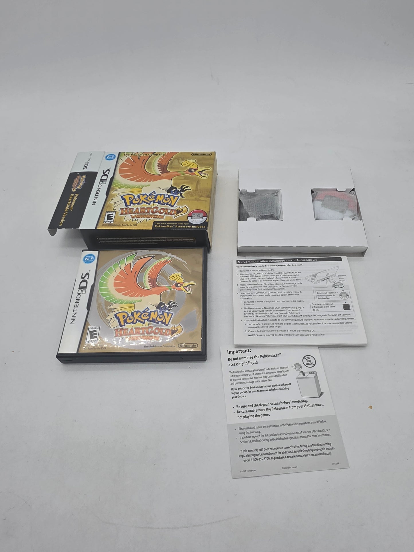 100% Complete Pokemon HeartGold Version [Pokewalker] - Nintendo DS (Complete)
