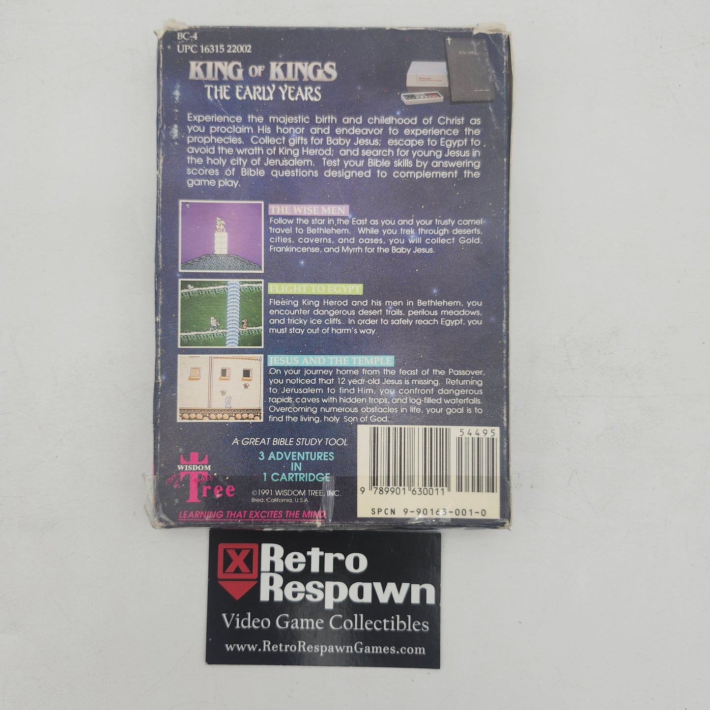 King of Kings the Early Years - NES (Missing Manual)