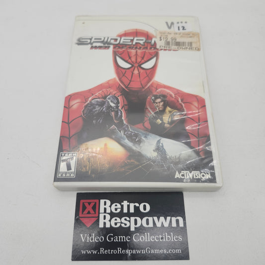 Spiderman Web of Shadows - Wii (Missing Manual)