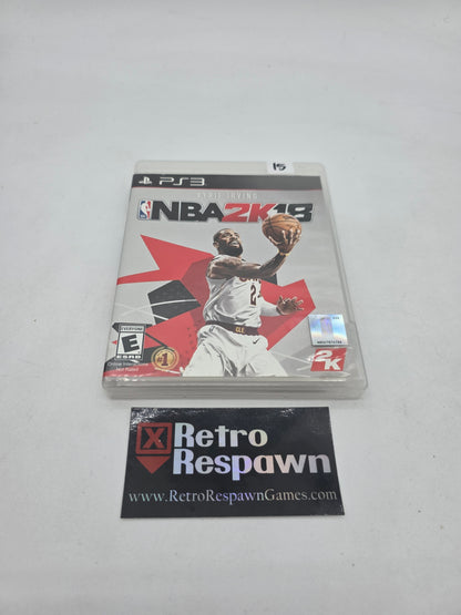 NBA 2K18 - Playstation 3 (Complete)