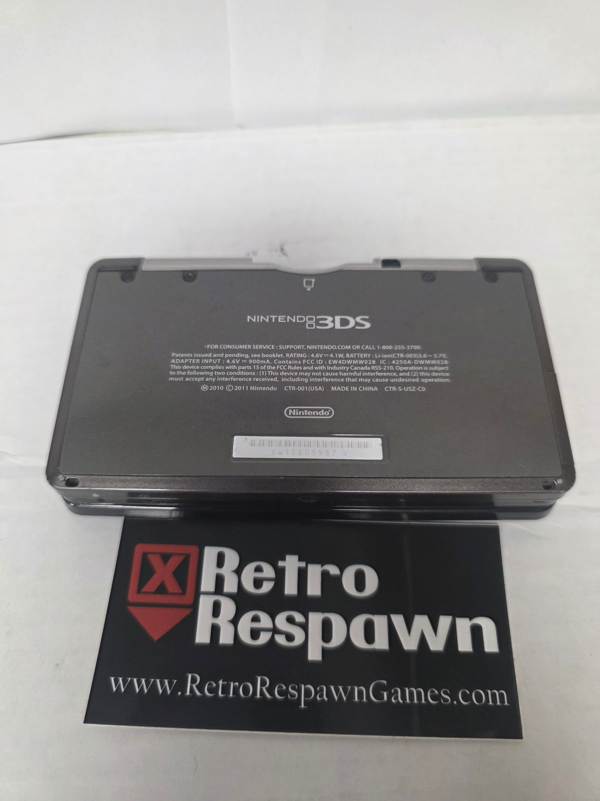Custom firmware Nintendo 3DS Black -  Nintendo 3DS (Console + Charger)