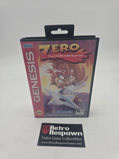 Zero the Kamikaze Squirrel - Sega Genesis (Complete)