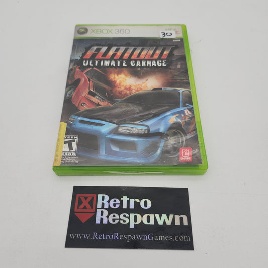 Flatout Ultimate Carnage - Xbox 360 (Complete)