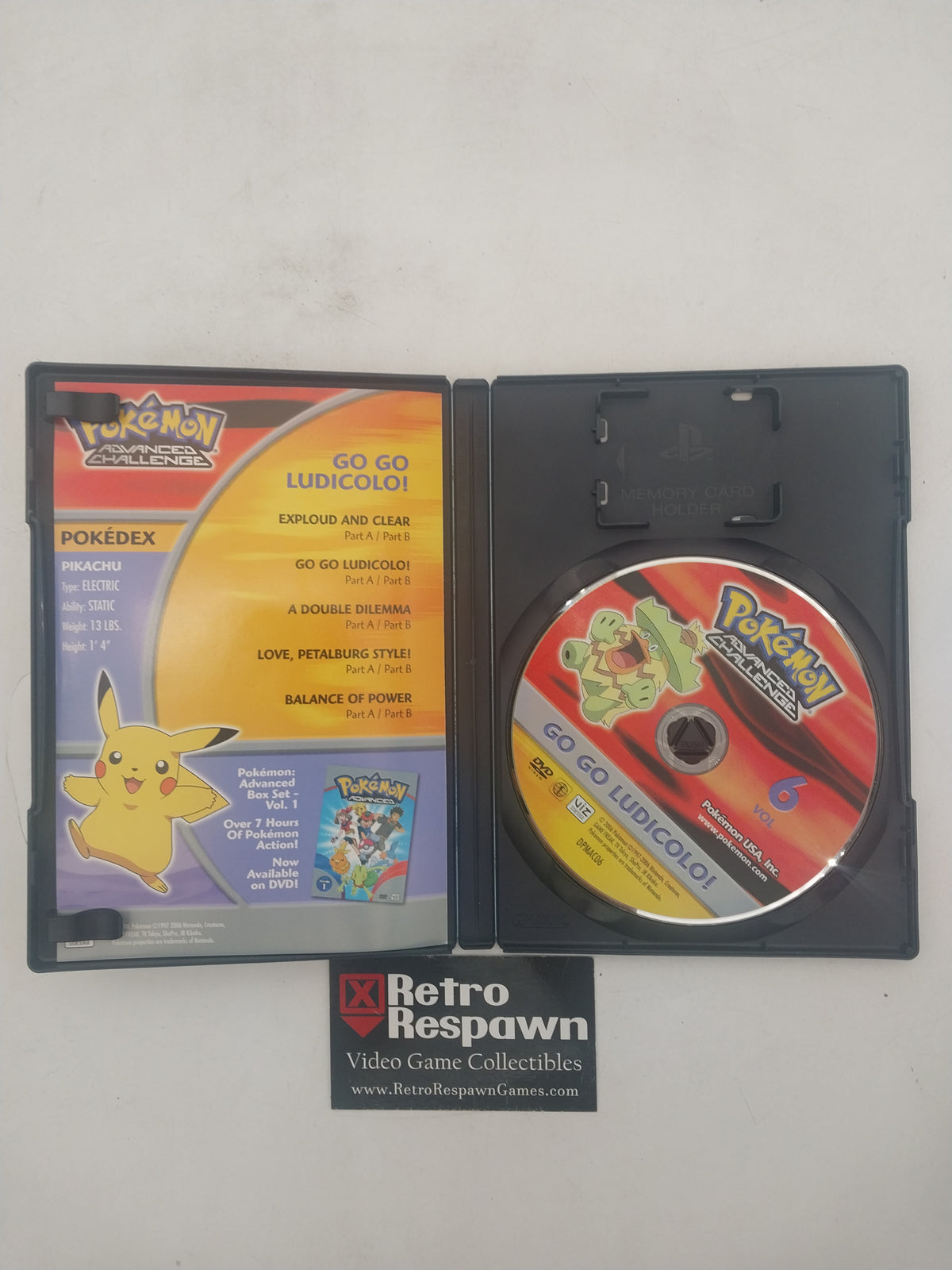 Pokemon Advanced Challenge Vol 6 - DVD (Complete)