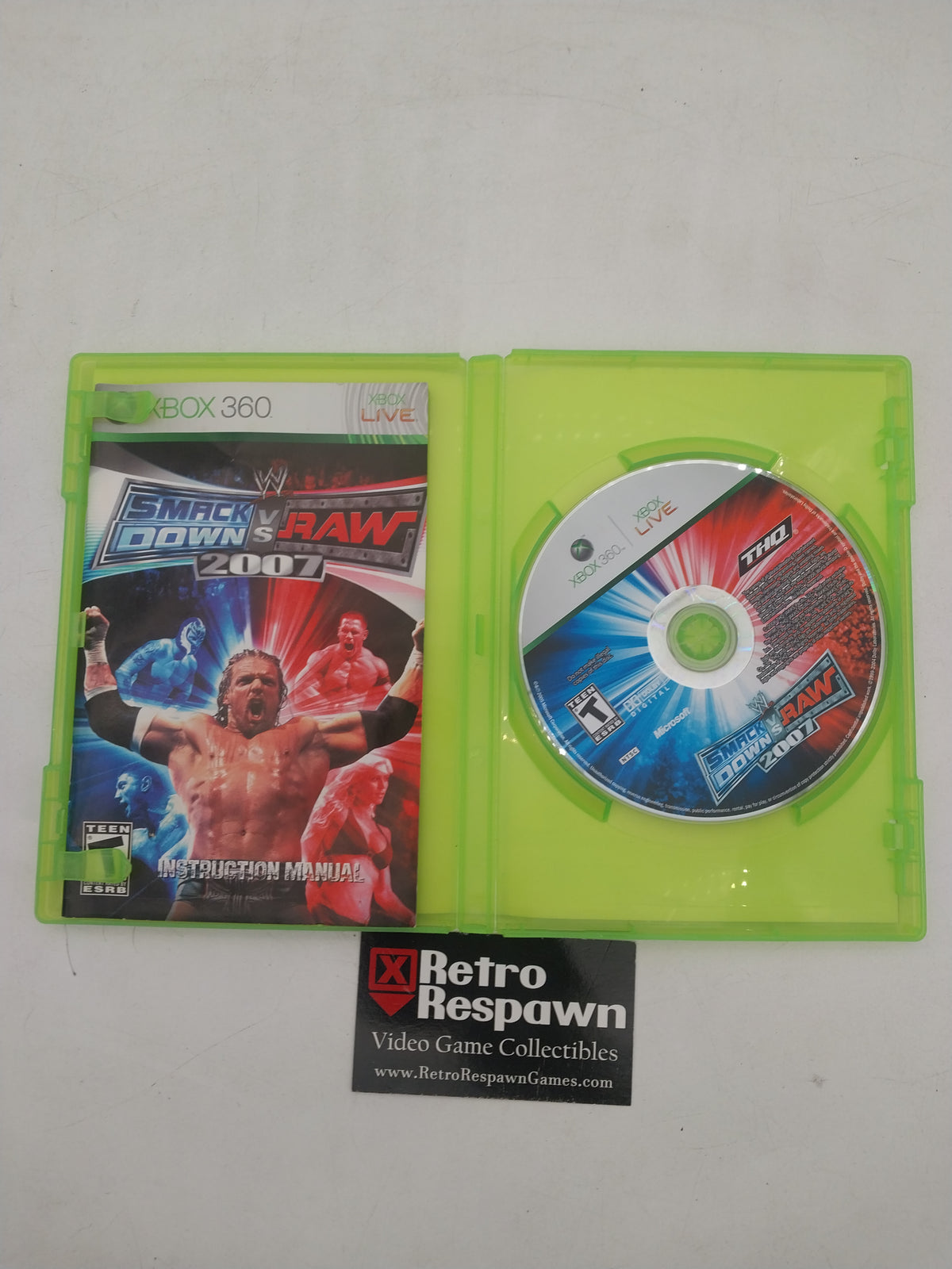 WWE Smackdown vs. Raw 2007 - Xbox 360 (Complete)