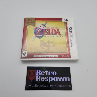 Zelda Ocarina of Time 3D [Nintendo Selects] - Nintendo 3DS (Complete)