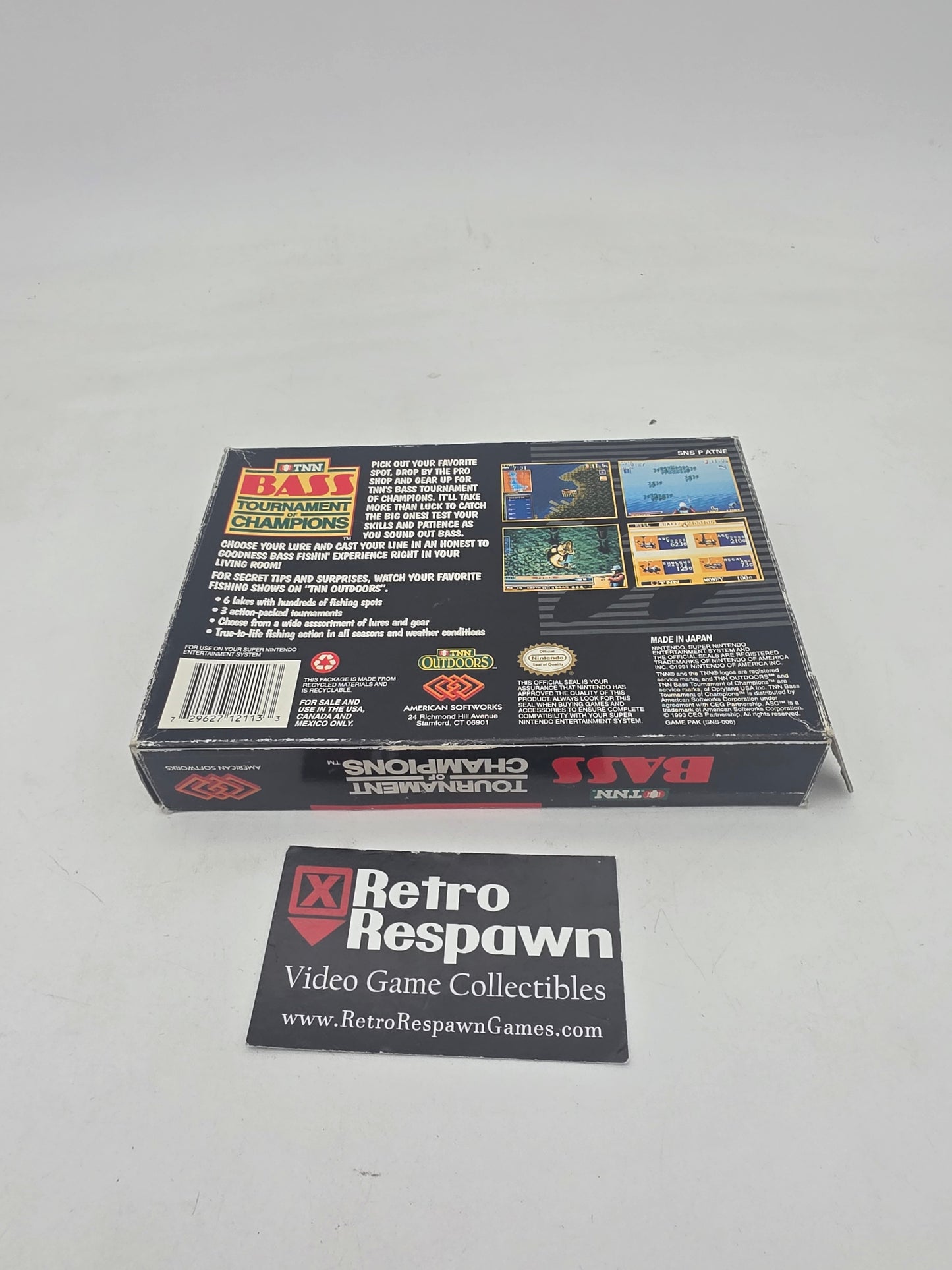 TNN Bass Tournament of Champions - Super Nintendo (Complete)