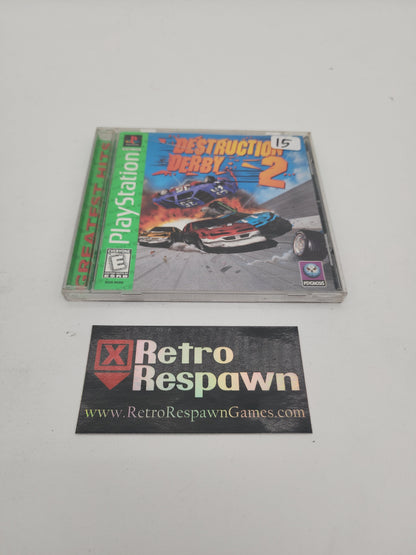 Destruction Derby 2 [Greatest Hits] - Playstation (Complete)