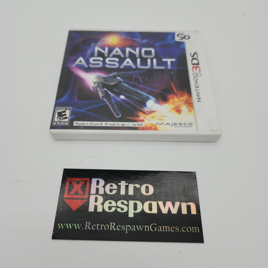 Nano Assault - Nintendo 3DS (Complete)