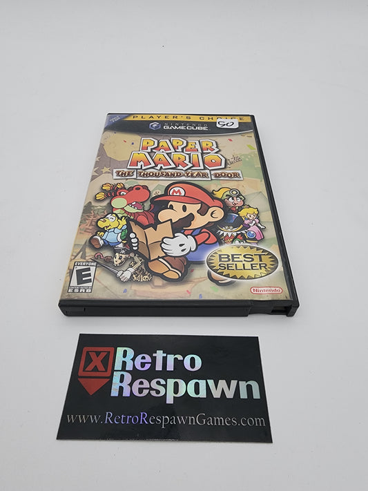 Paper Mario Thousand Year Door [Player's Choice] - Gamecube (Missing Manual)