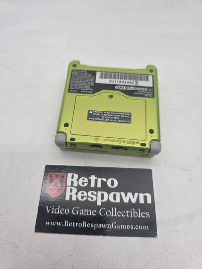 Lime Green Gameboy Advance SP - GameBoy Advance (Console + charger)