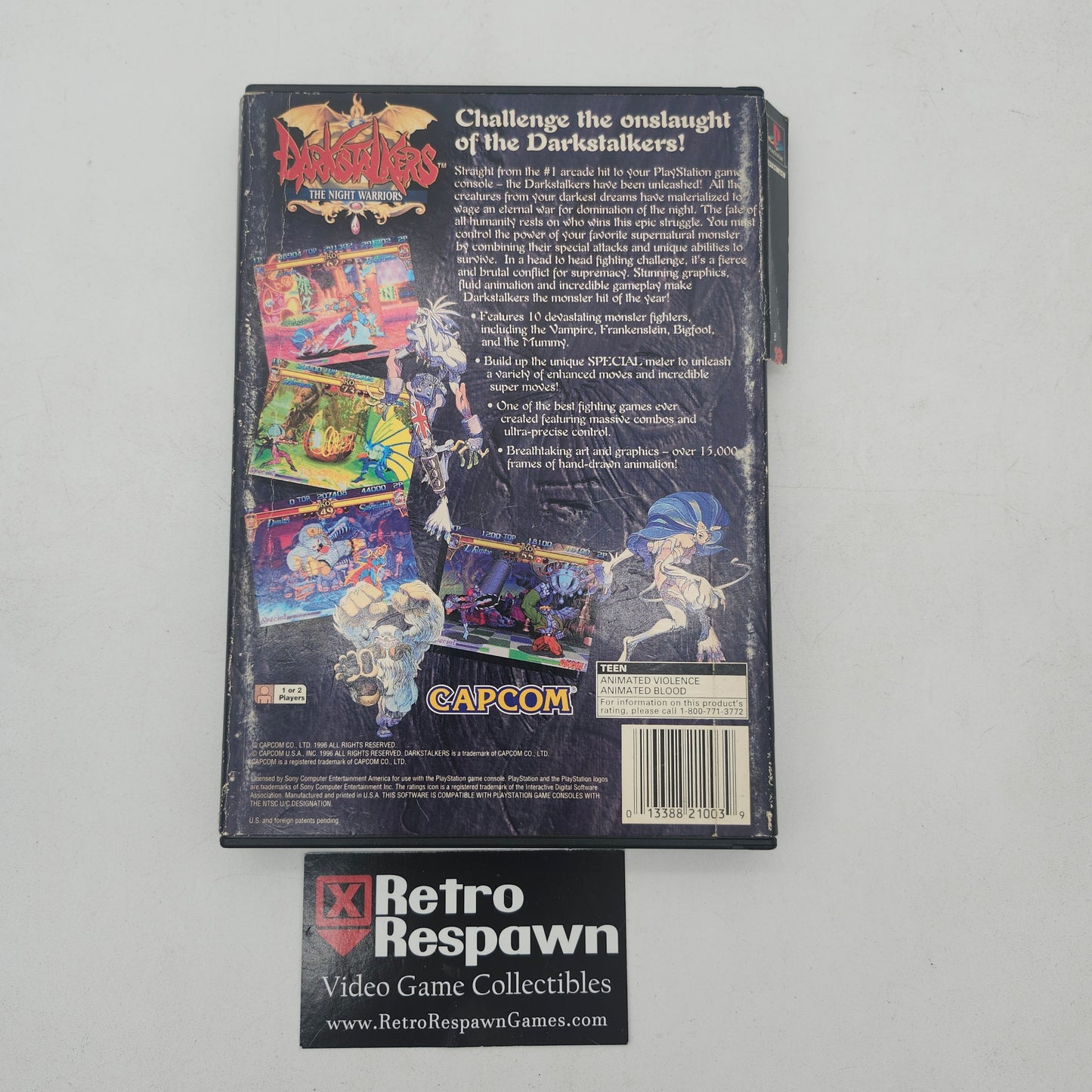Darkstalkers The Night Warriors - Playstation (Complete)