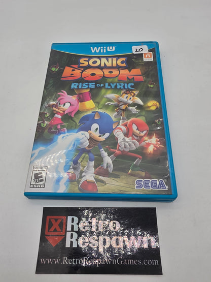 Sonic Boom: Rise of Lyric - Wii U (Complete)