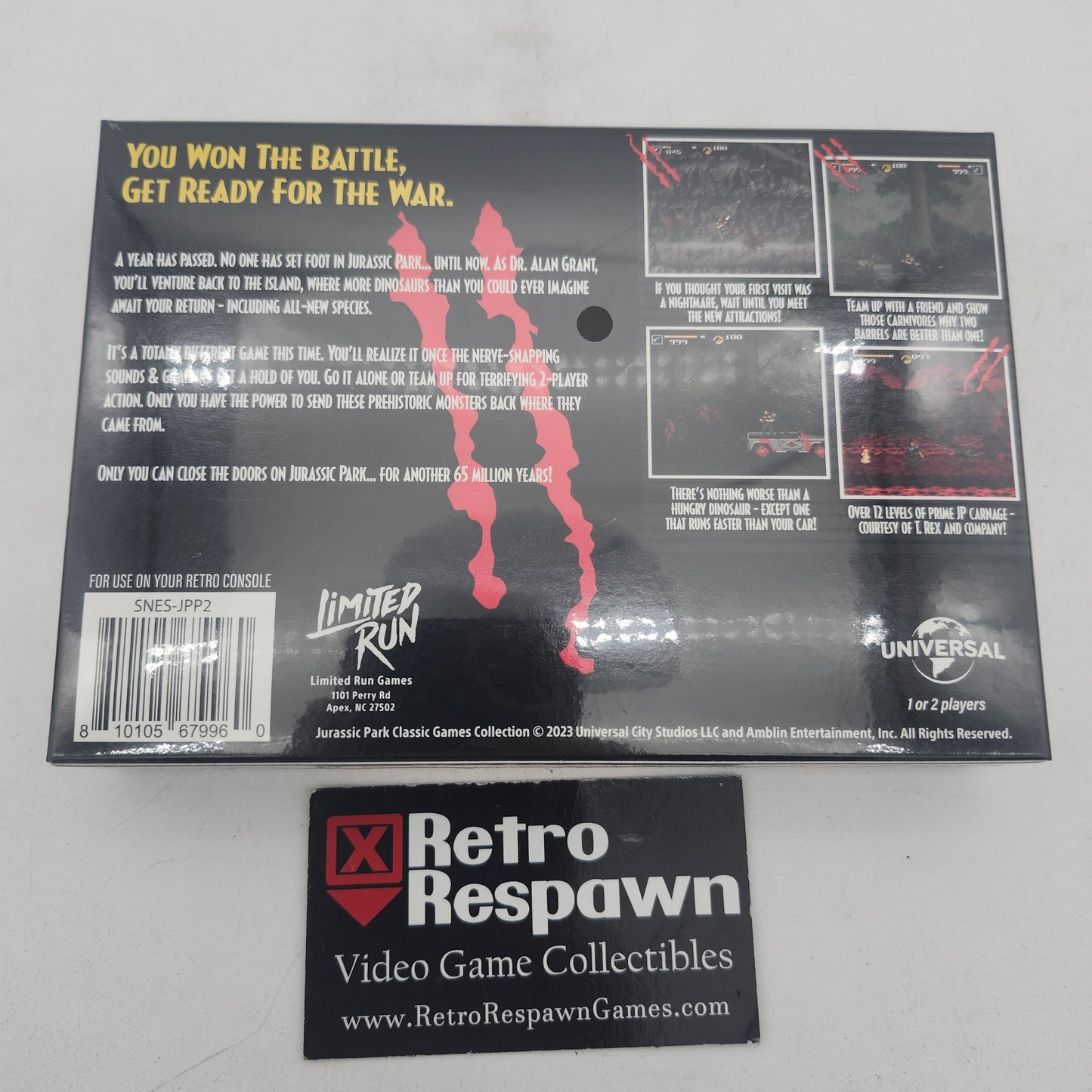 Jurassic Park Part 2: The Chaos Continues [Limited Run] - Super Nintendo (Sealed)